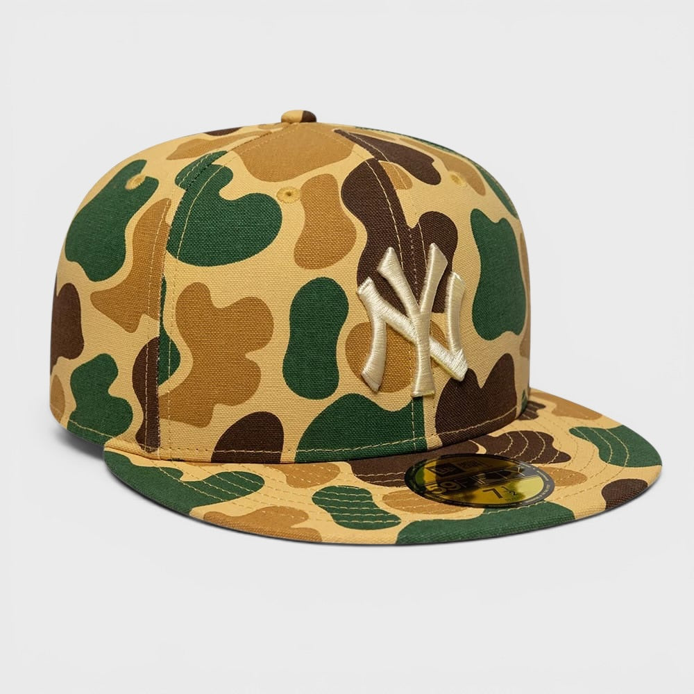 New Era Camo 59Fifty NY Yankees beige