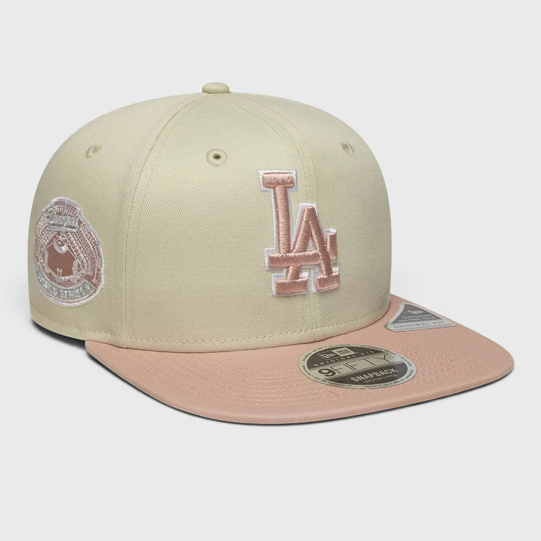 New Era MLB World Series Patch 9Fifty LA Dodgers light beige