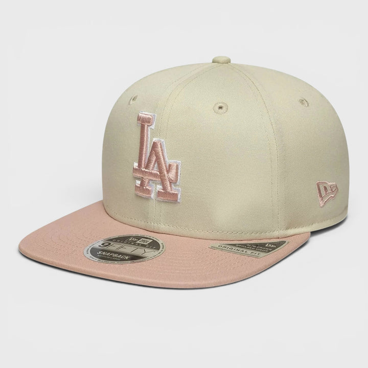 New Era MLB World Series Patch 9Fifty LA Dodgers light beige