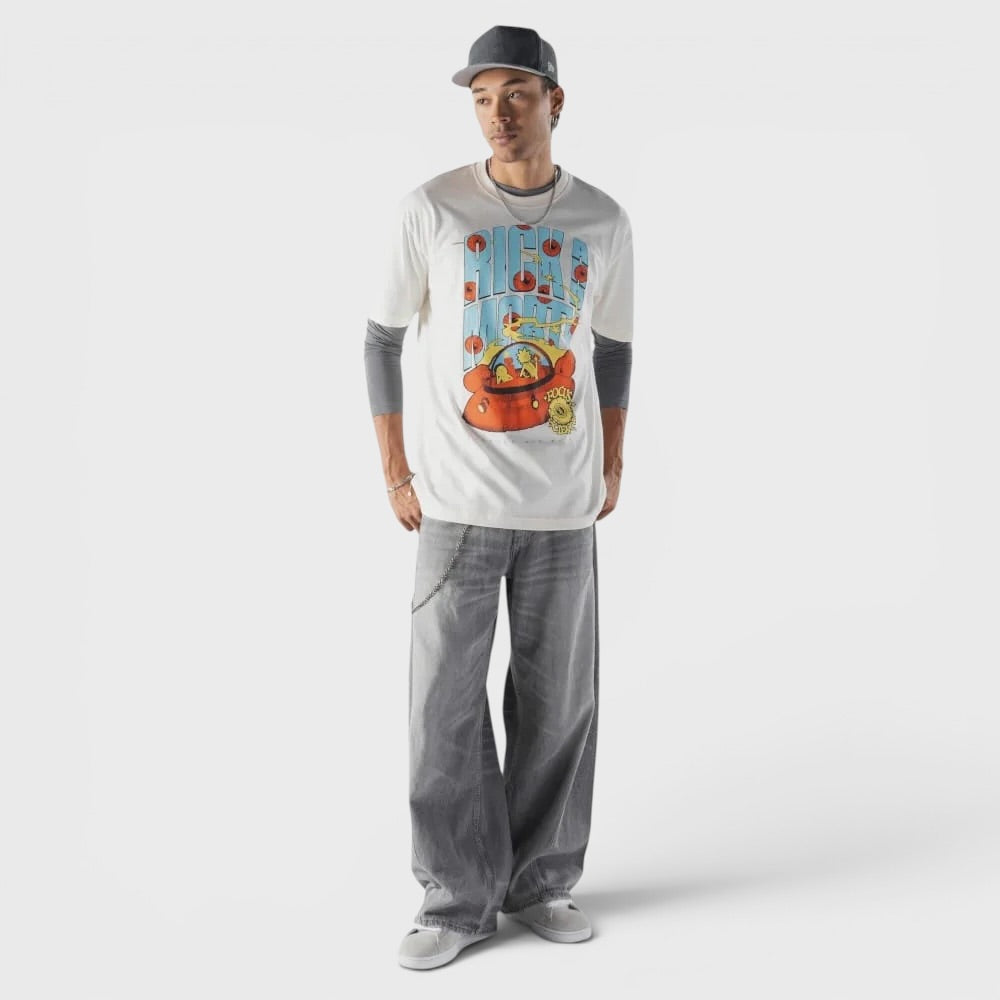 New Era Rick And Morty tee cream