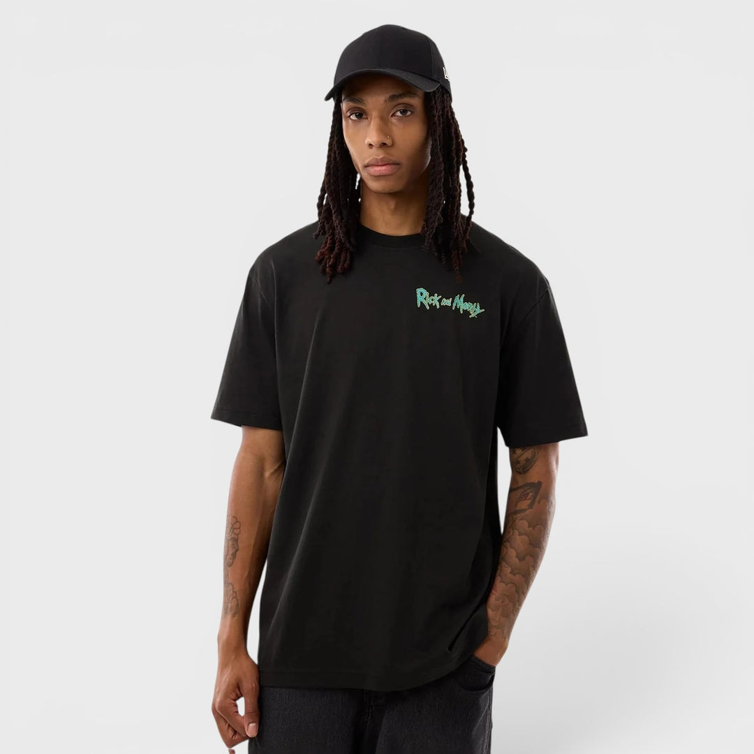 New Era Rick And Morty tee black