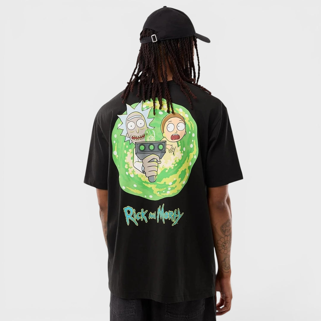 New Era Rick And Morty tee black