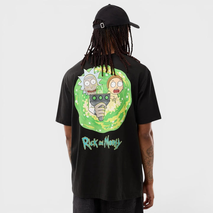 New Era Rick And Morty tee black
