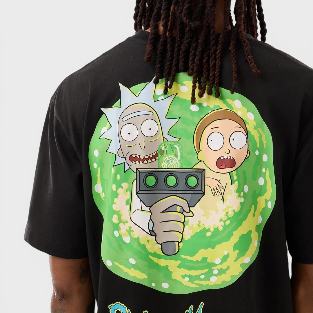 New Era Rick And Morty tee black