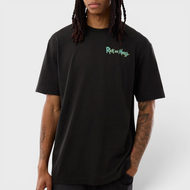 New Era Rick And Morty tee black