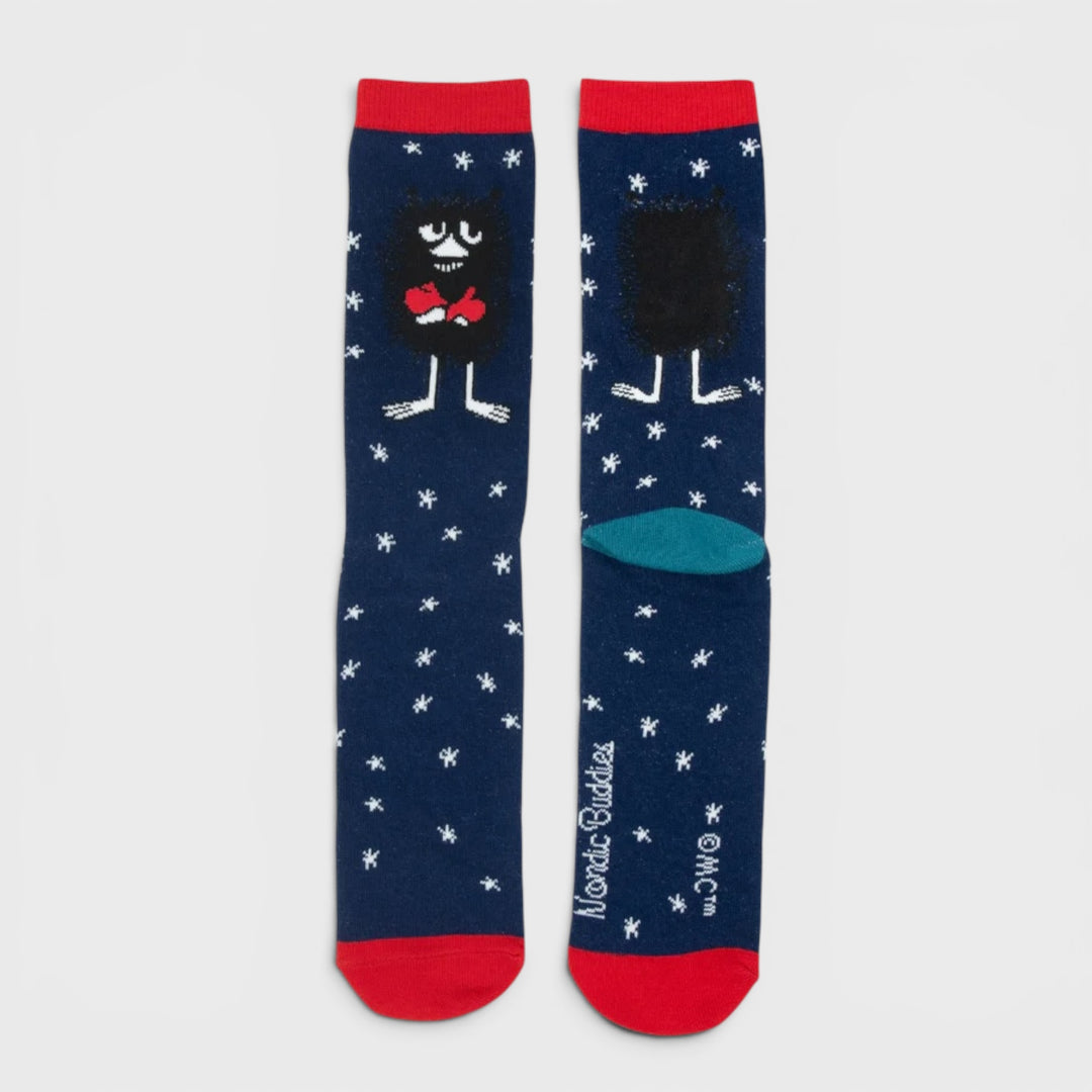 Moomin Haisulin Talvi socks dk.blue/red