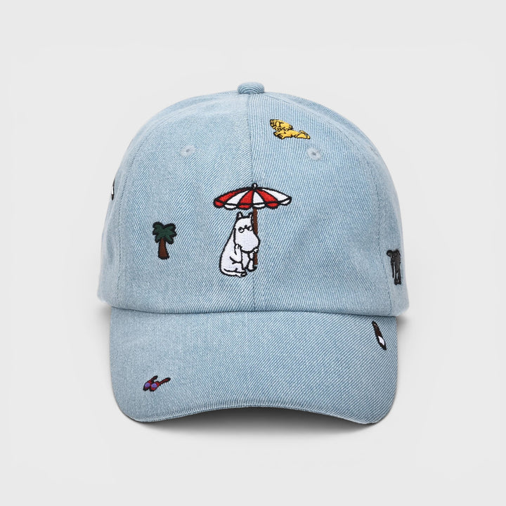 Moomin Muumi Riviera cap denim blue