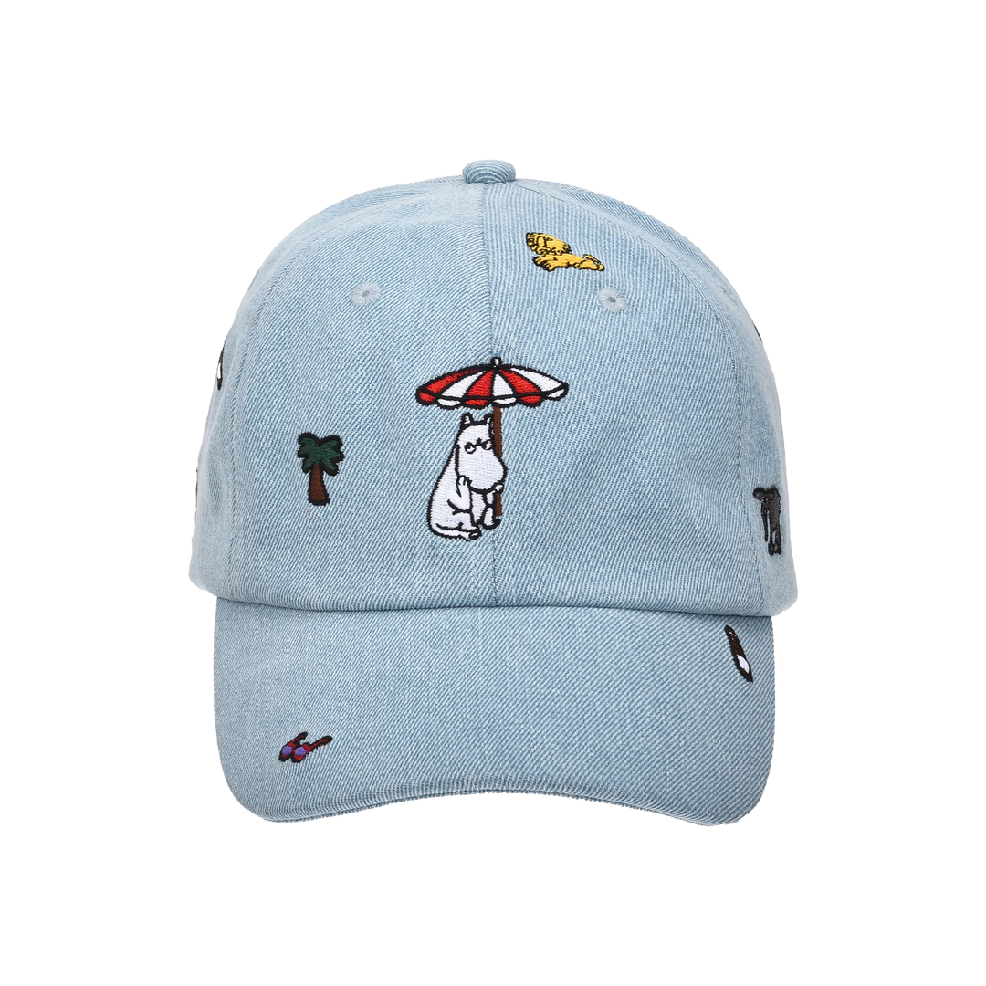 Moomin Muumi Riviera cap denim blue