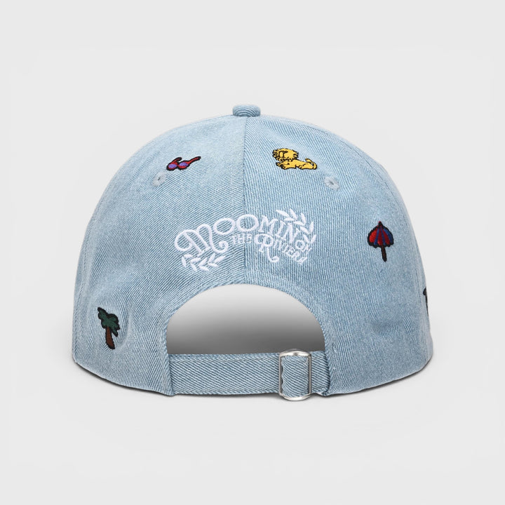 Moomin Muumi Riviera cap denim blue