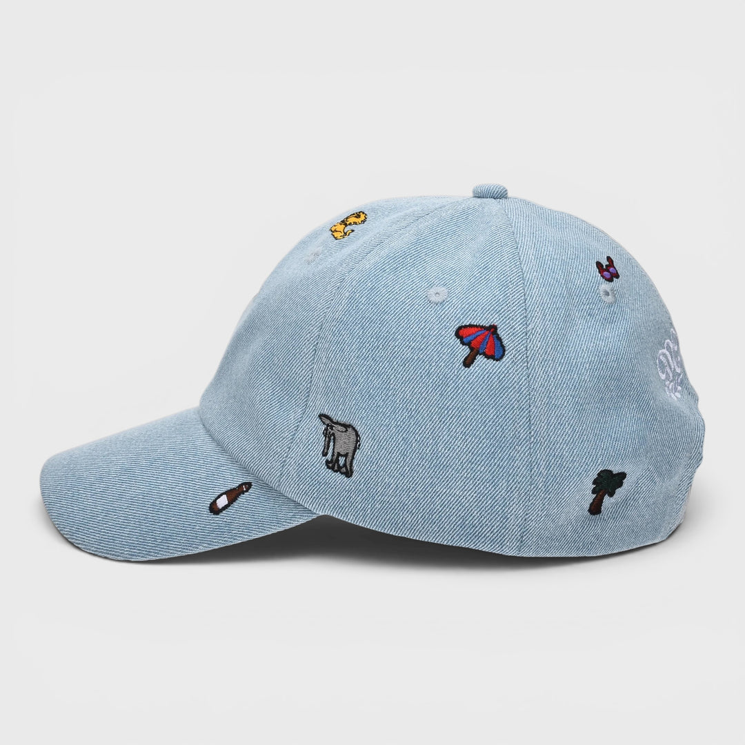 Moomin Muumi Riviera cap denim blue