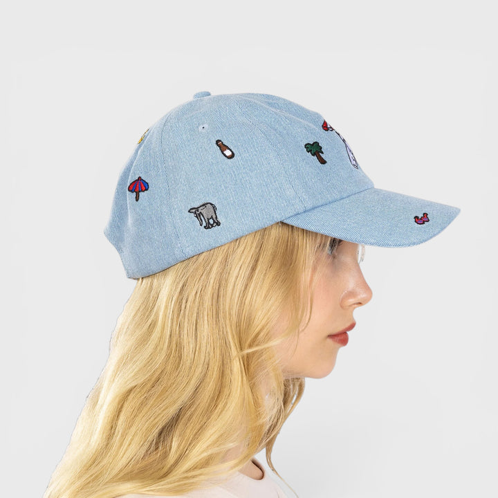 Moomin Muumi Riviera cap denim blue