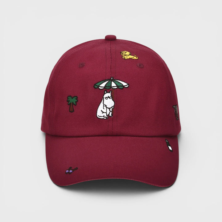 Moomin Muumi Riviera cap maroon