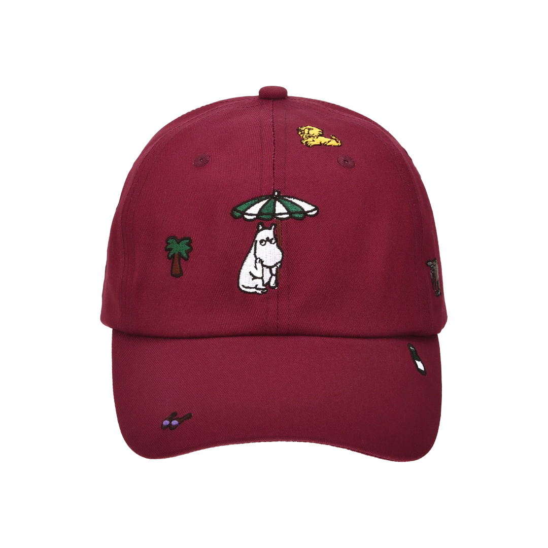 Moomin Muumi Riviera cap maroon