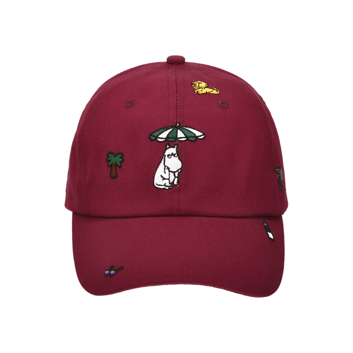Moomin Muumi Riviera cap maroon