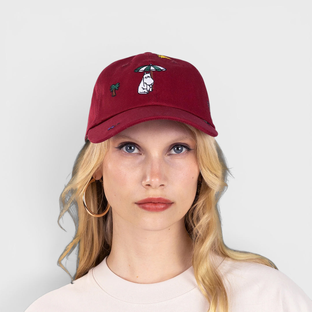 Moomin Muumi Riviera cap maroon