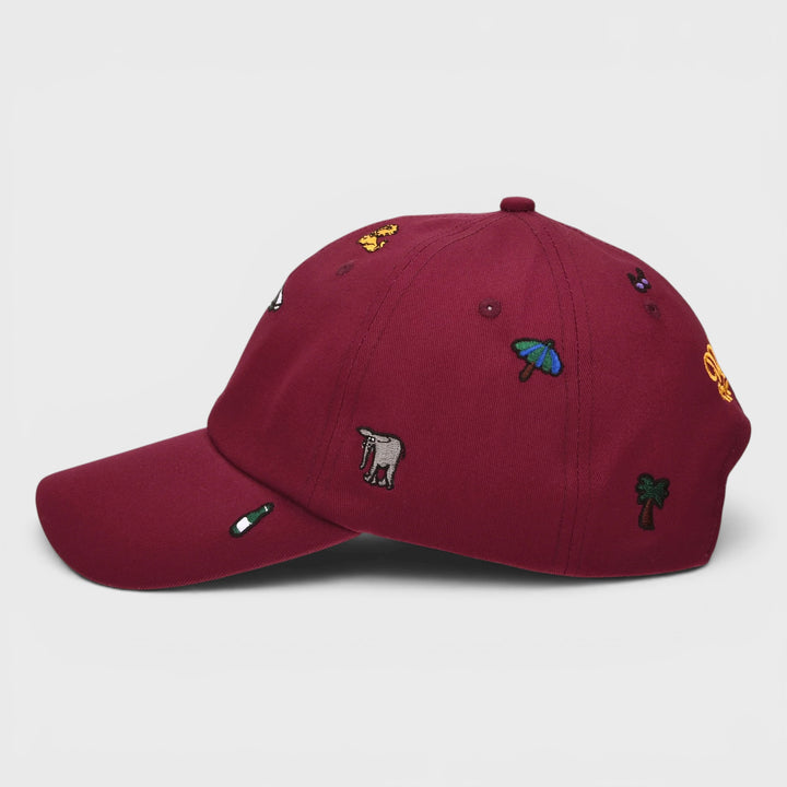 Moomin Muumi Riviera cap maroon