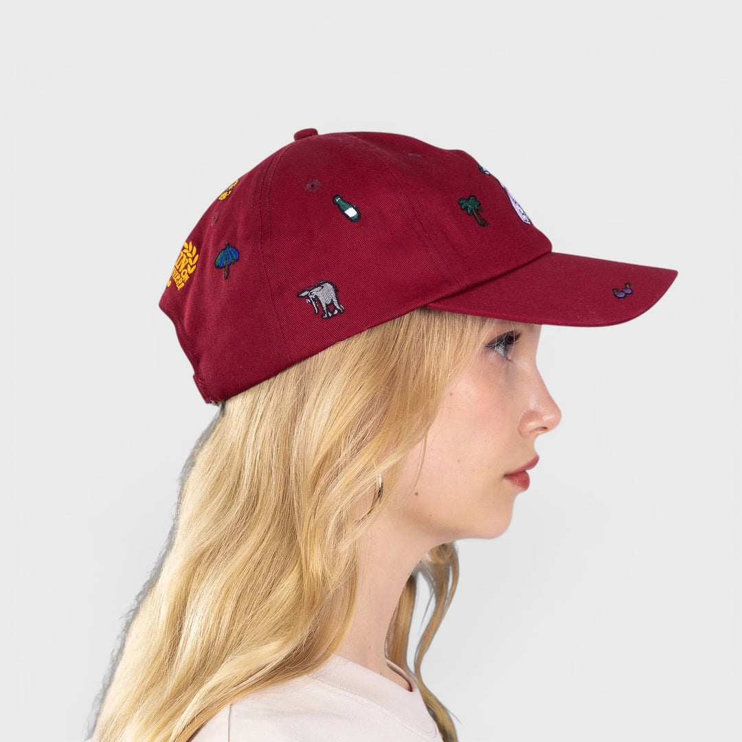 Moomin Muumi Riviera cap maroon