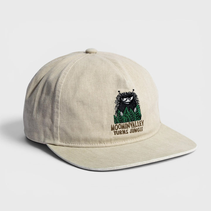 Moomin Muumi 80 washed denim cap beige