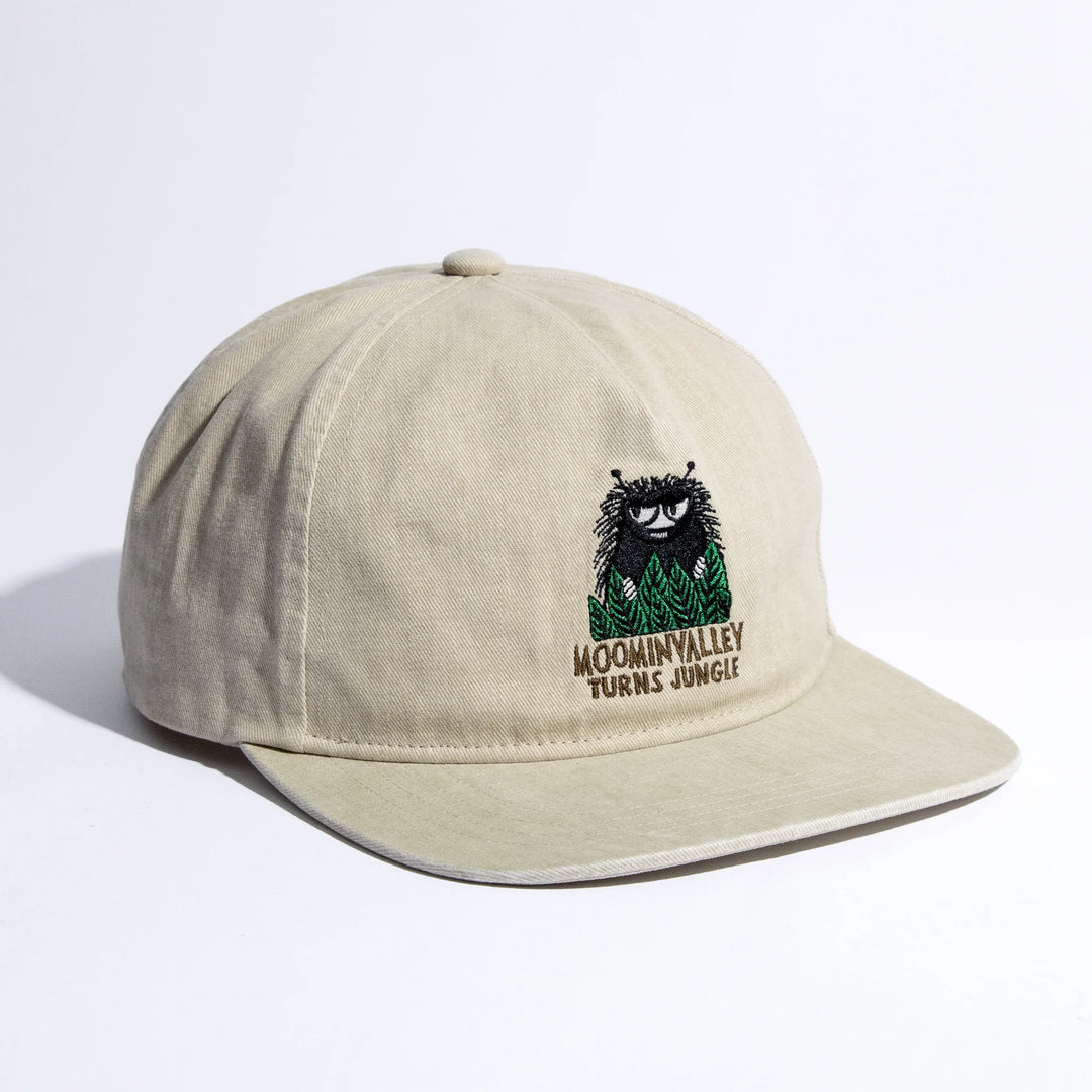 Moomin Muumi 80 washed denim cap beige