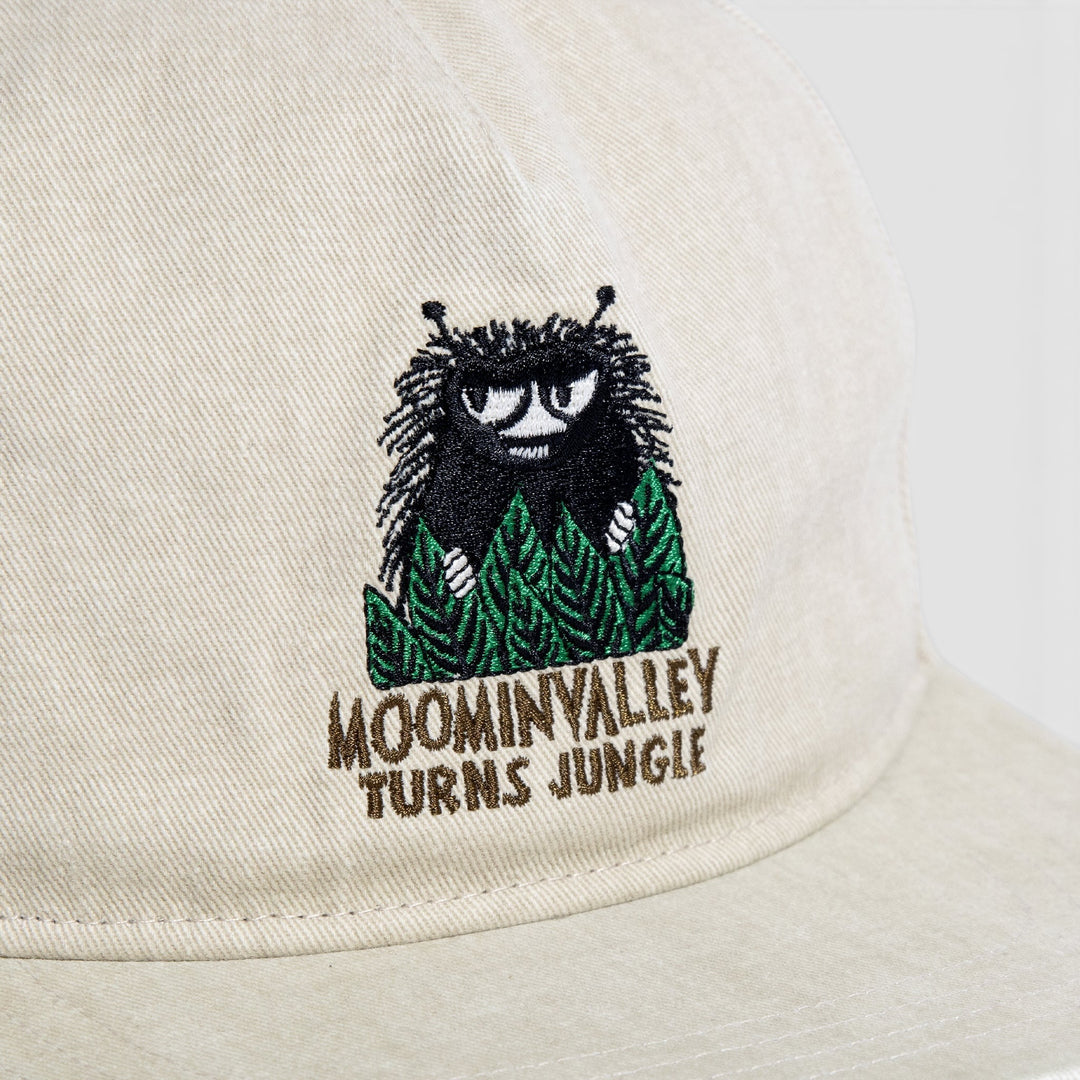 Moomin Muumi 80 washed denim cap beige