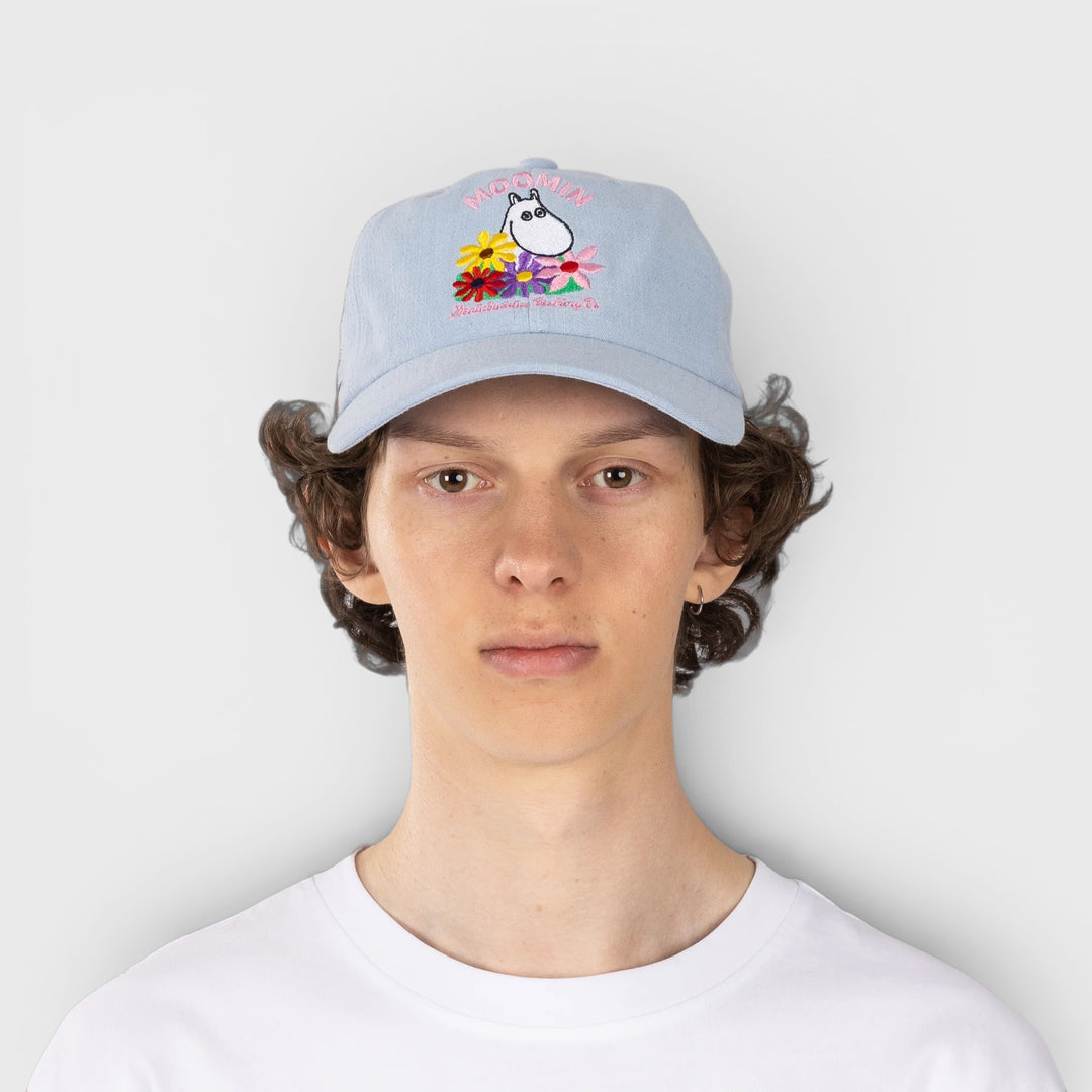 Moomin Muumipeikko Kukka Cap denim blue