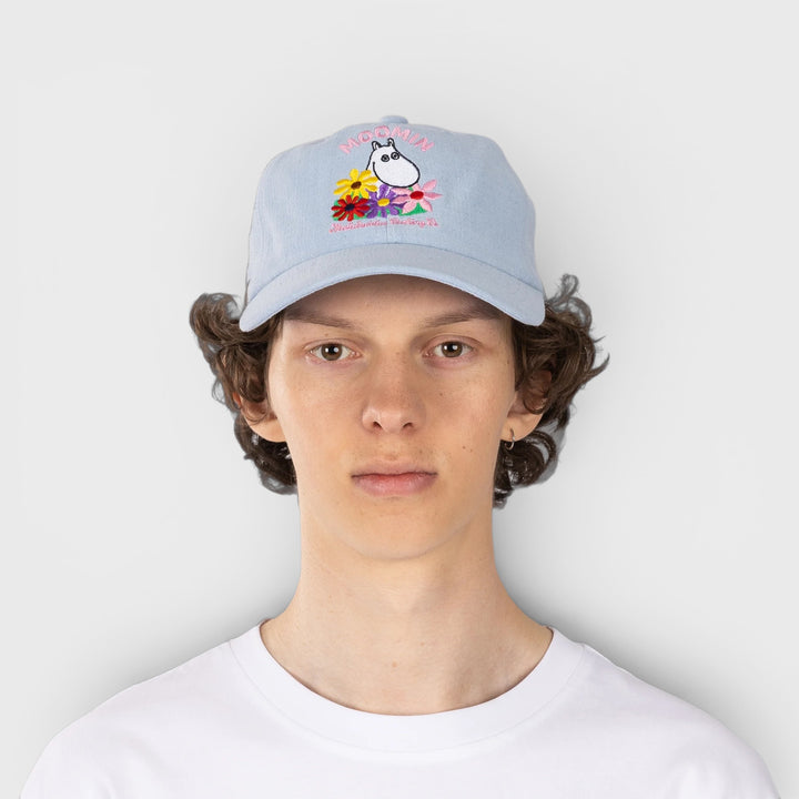 Moomin Muumipeikko Kukka Cap denim blue
