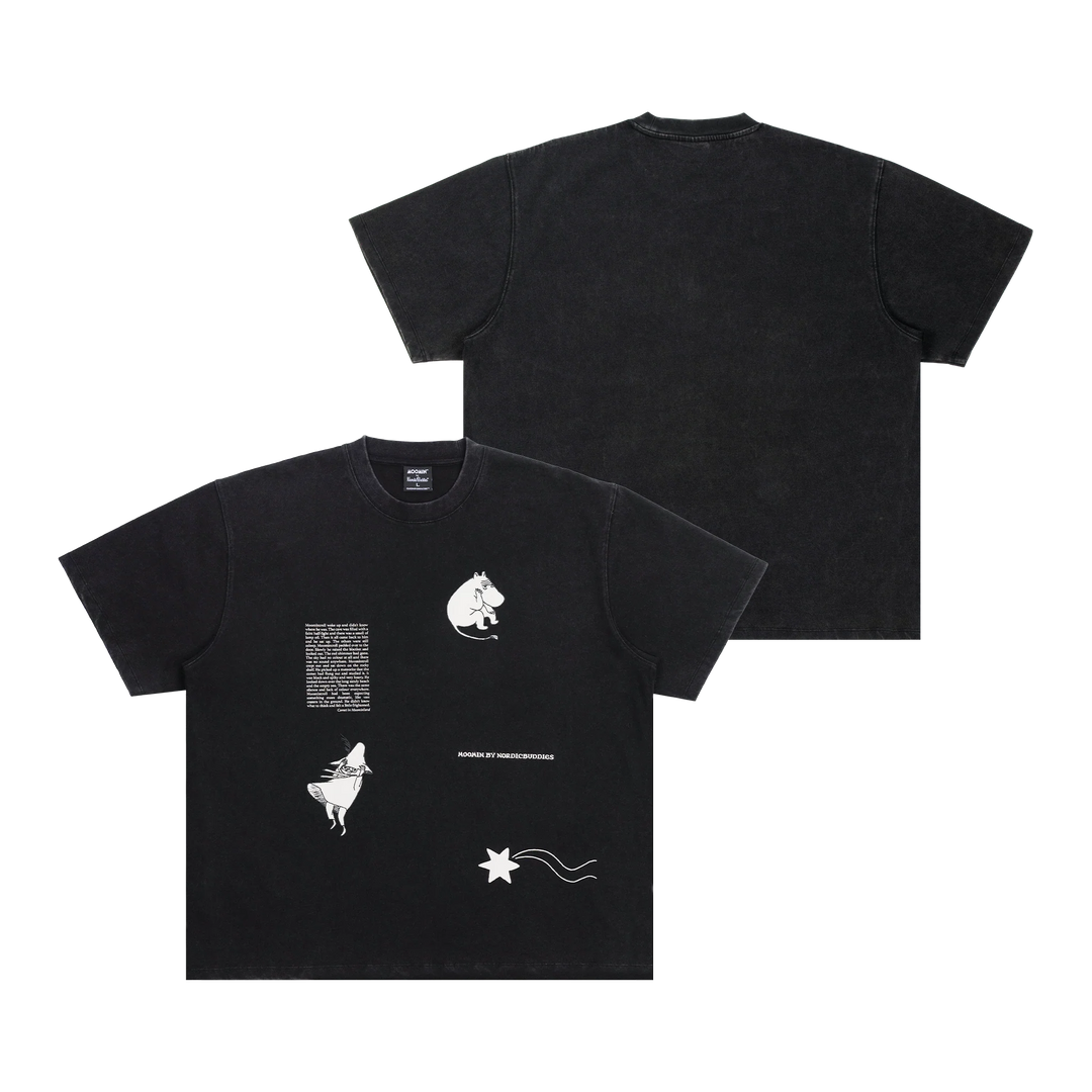 Moomin Muumi Novels Premium Tee black