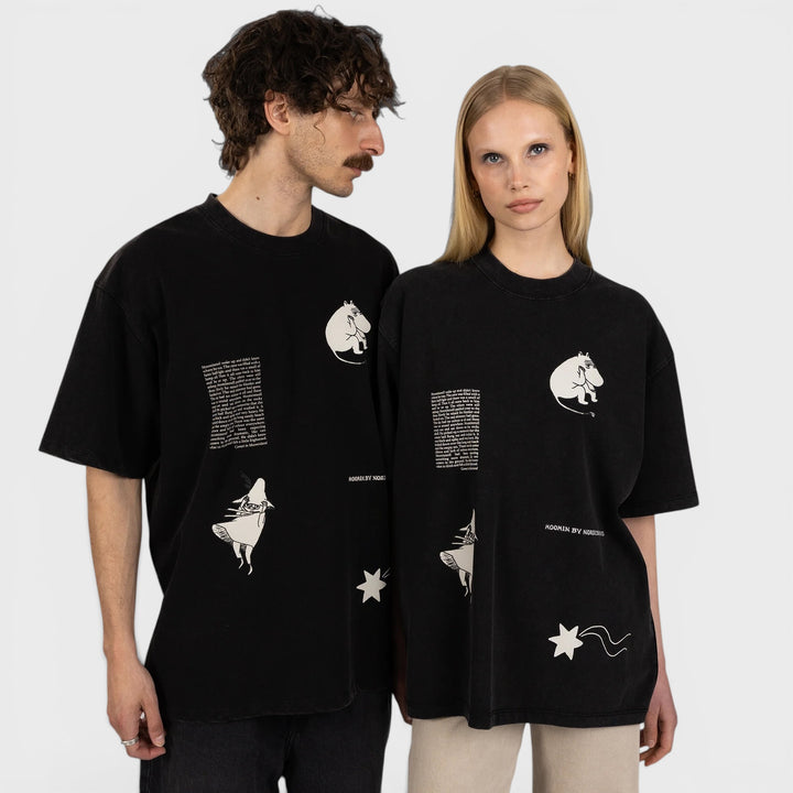 Moomin Muumi Novels Premium Tee black