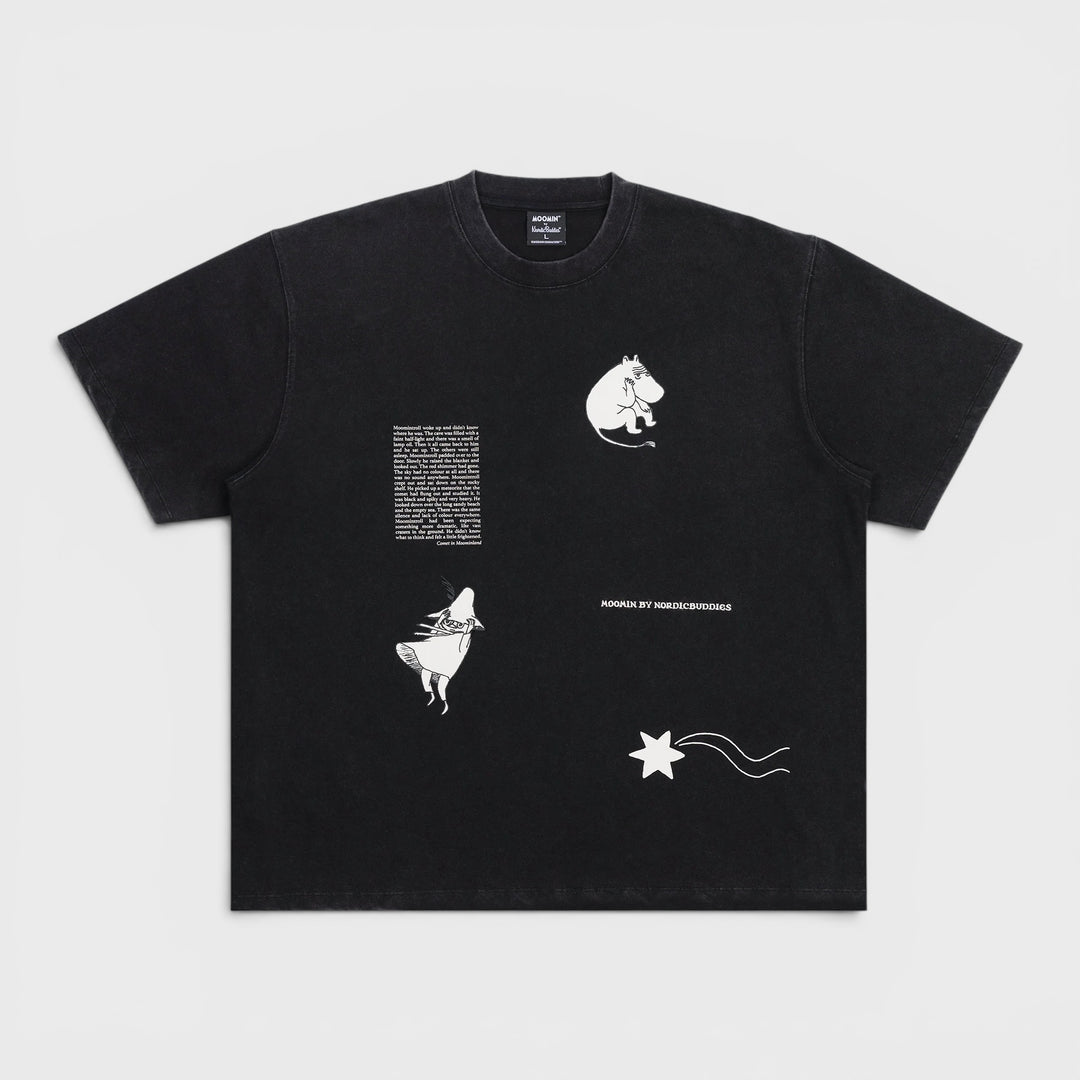 Moomin Muumi Novels Premium Tee black