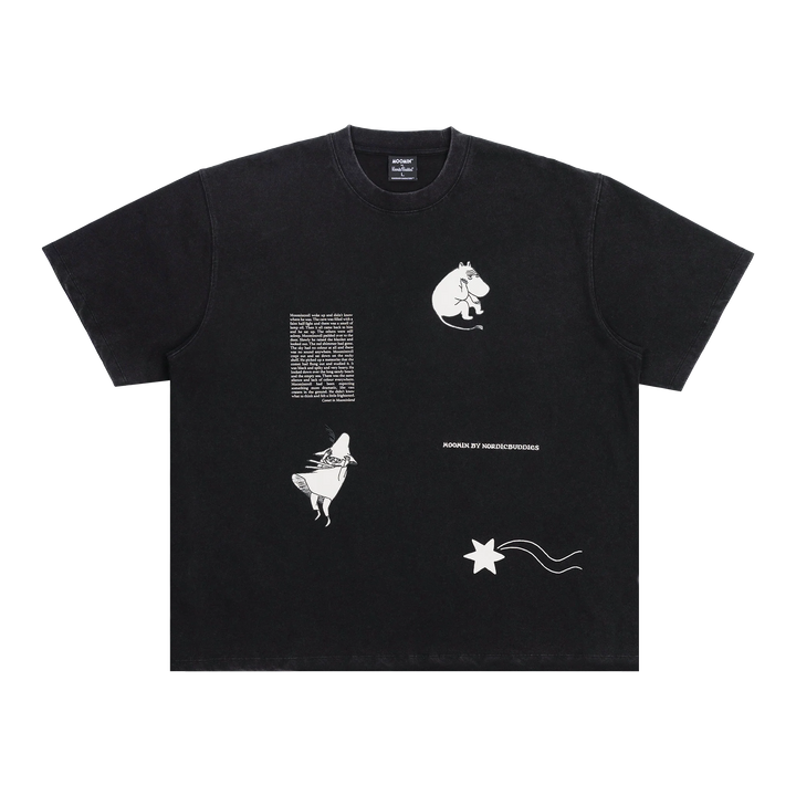 Moomin Muumi Novels Premium Tee black