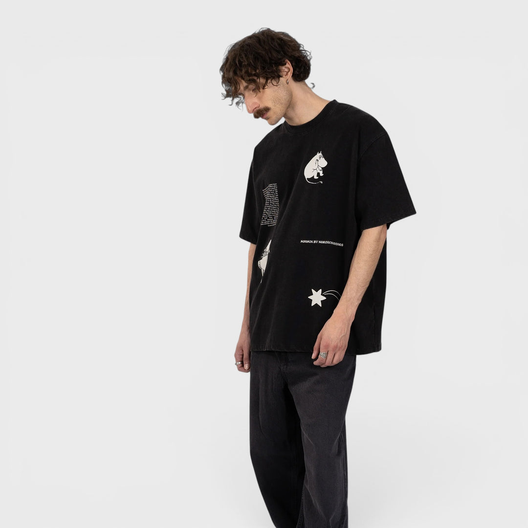 Moomin Muumi Novels Premium Tee black