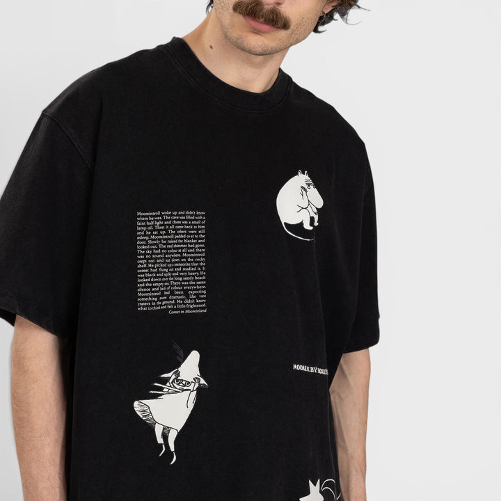Moomin Muumi Novels Premium Tee black