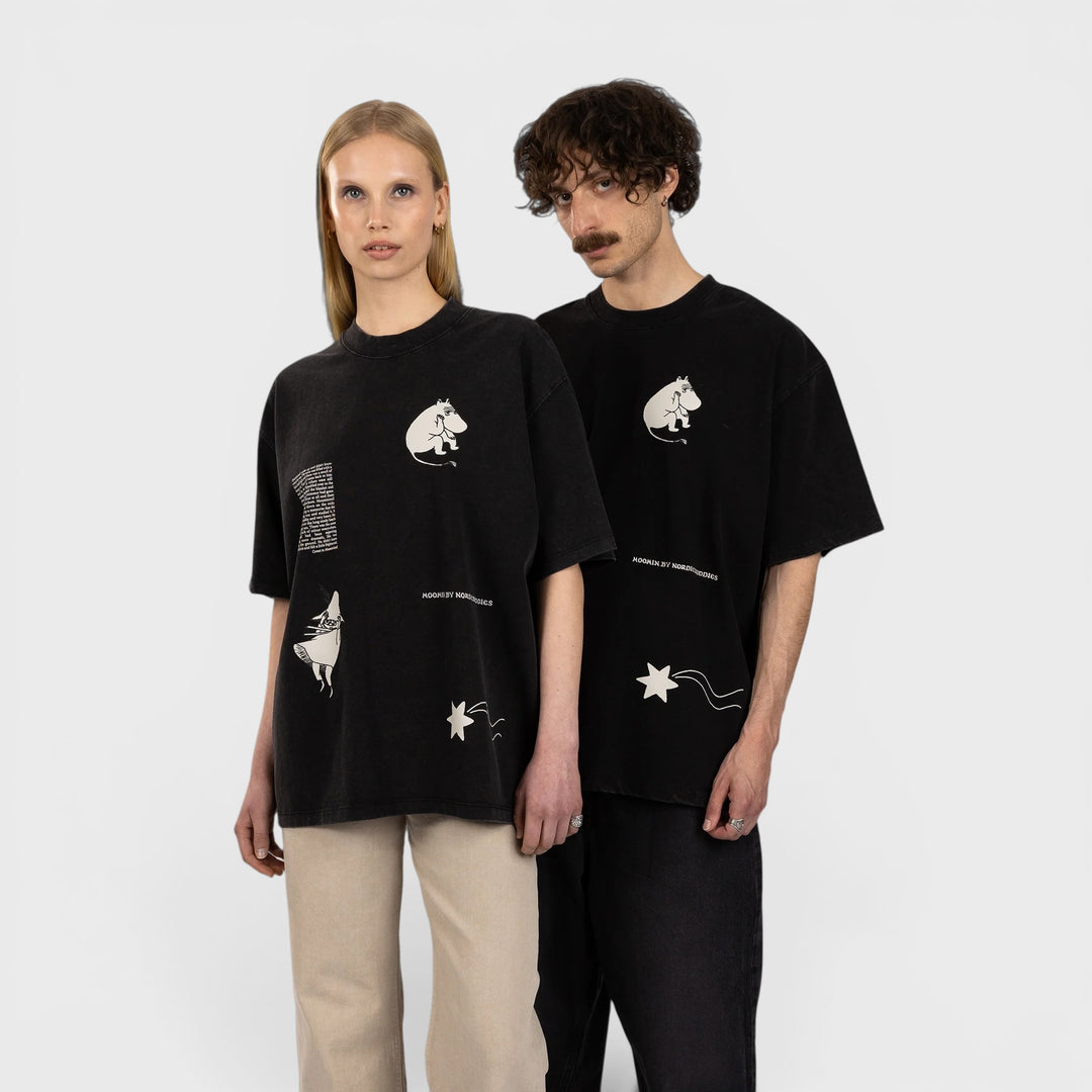 Moomin Muumi Novels Premium Tee black