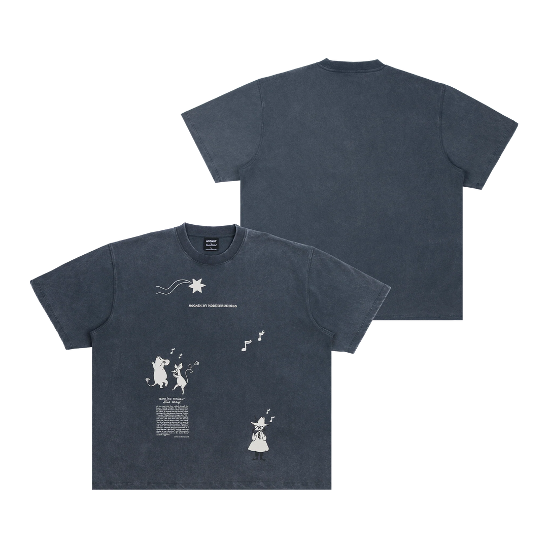Moomin Muumi Novels Premium Tee dark grey