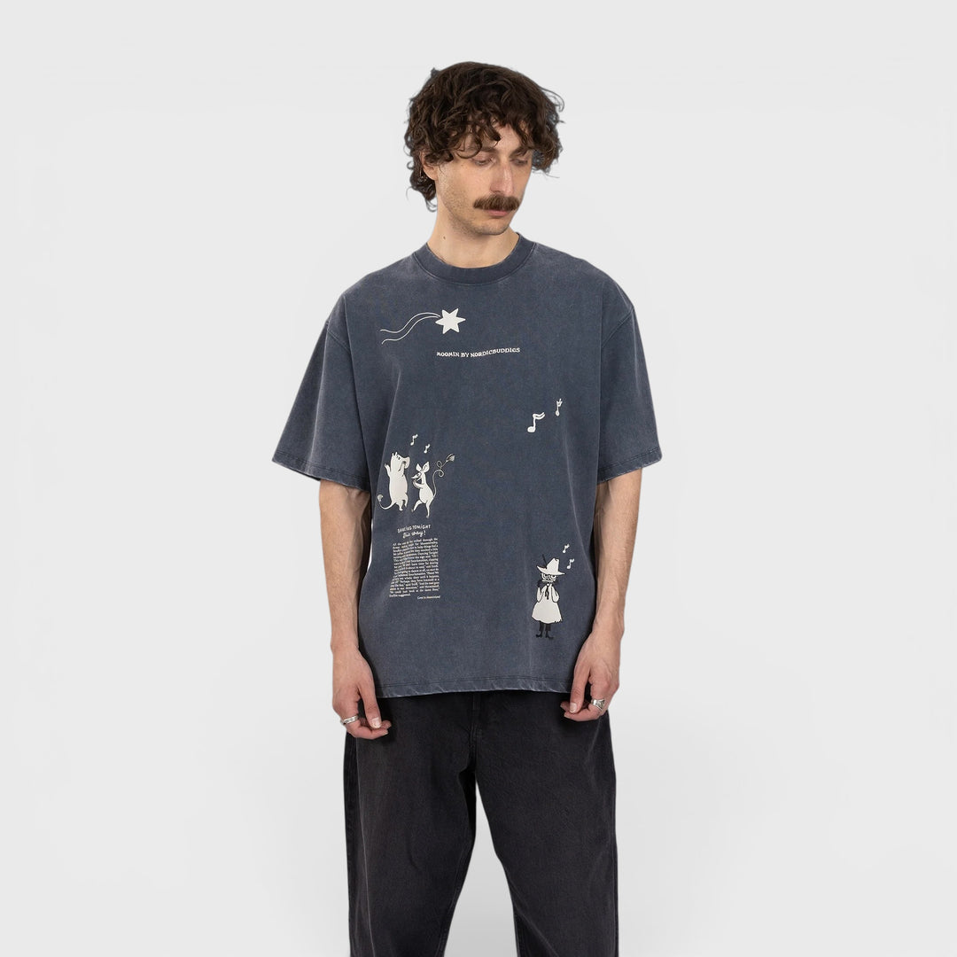 Moomin Muumi Novels Premium Tee dark grey