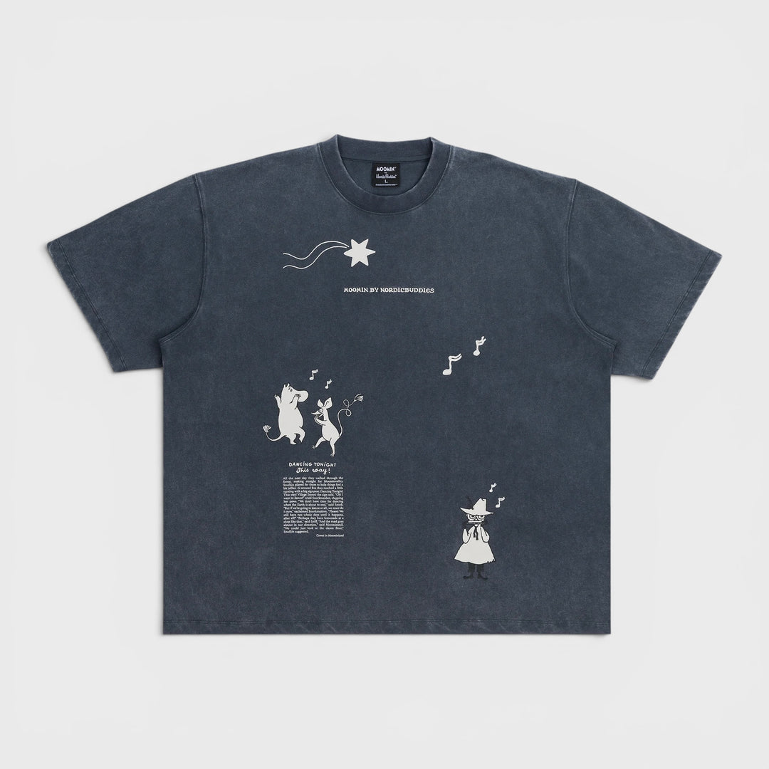 Moomin Muumi Novels Premium Tee dark grey