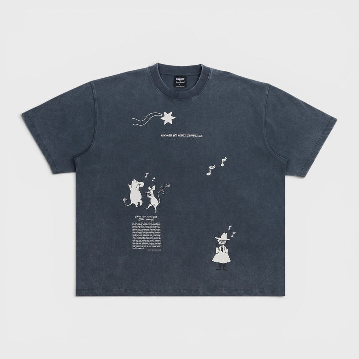Moomin Muumi Novels Premium Tee dark grey