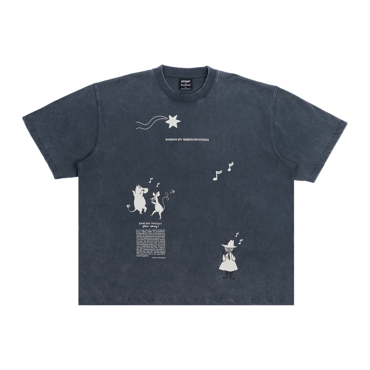 Moomin Muumi Novels Premium Tee dark grey