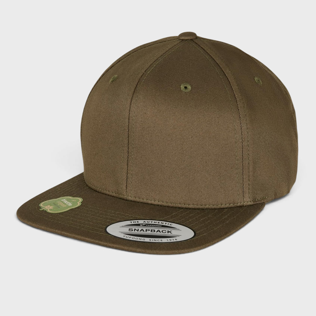 The Classics Yupoong Essentials Cotton Snapback burnt olive