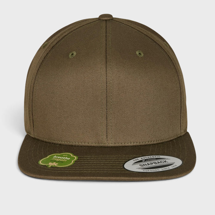 The Classics Yupoong Essentials Cotton Snapback burnt olive