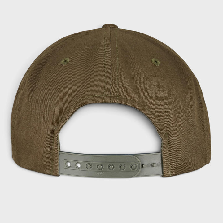 The Classics Yupoong Essentials Cotton Snapback burnt olive