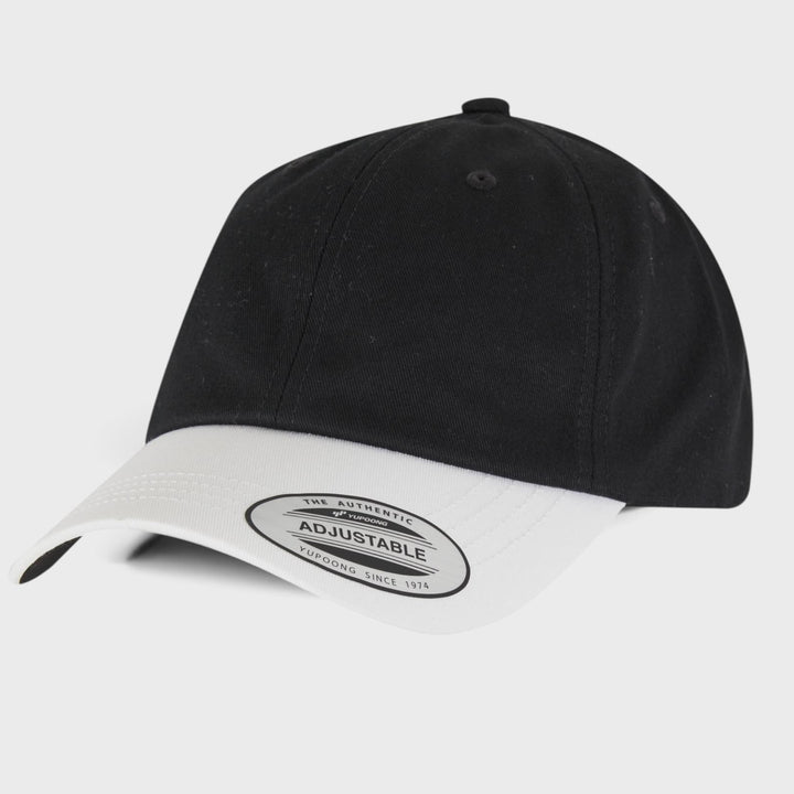 The Classics Yupoong Low Profile Cotton Twill 2-Toned blk/wht