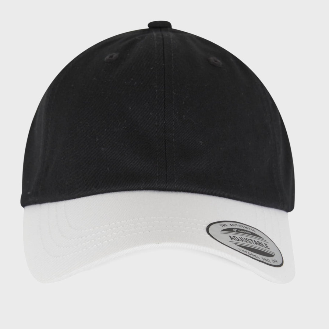 The Classics Yupoong Low Profile Cotton Twill 2-Toned blk/wht