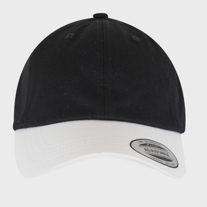 The Classics Yupoong Low Profile Cotton Twill 2-Toned blk/wht