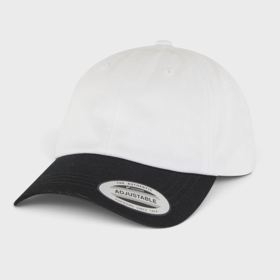 The Classics Yupoong Low Profile Cotton Twill 2-Toned wht/blk