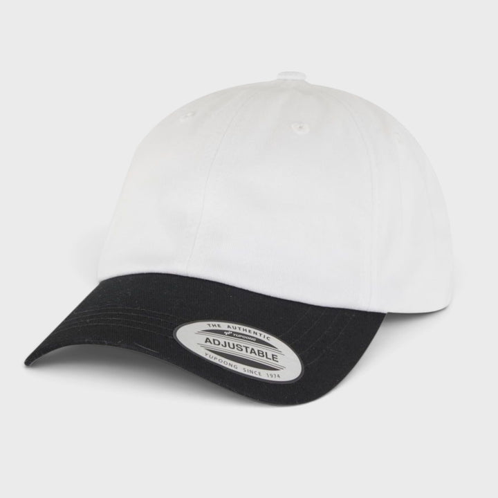 The Classics Yupoong Low Profile Cotton Twill 2-Toned wht/blk