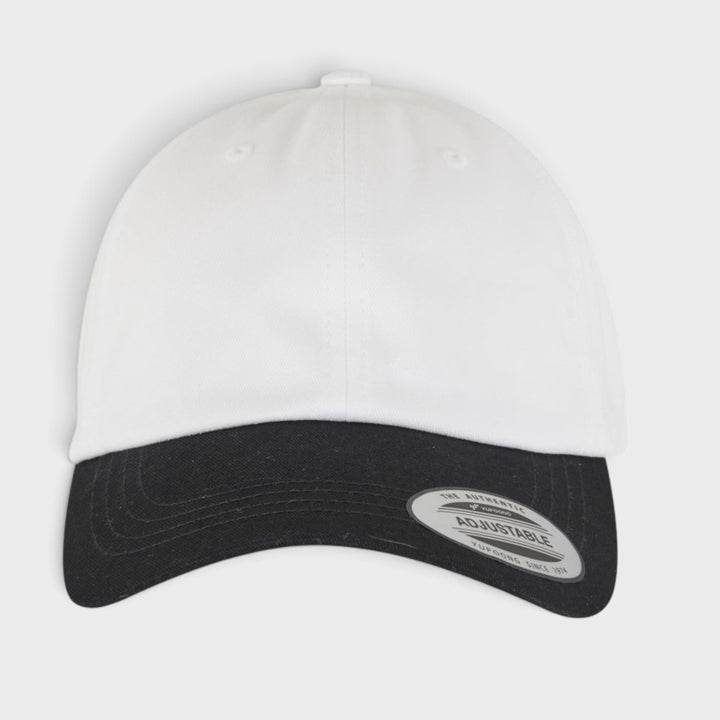 The Classics Yupoong Low Profile Cotton Twill 2-Toned wht/blk