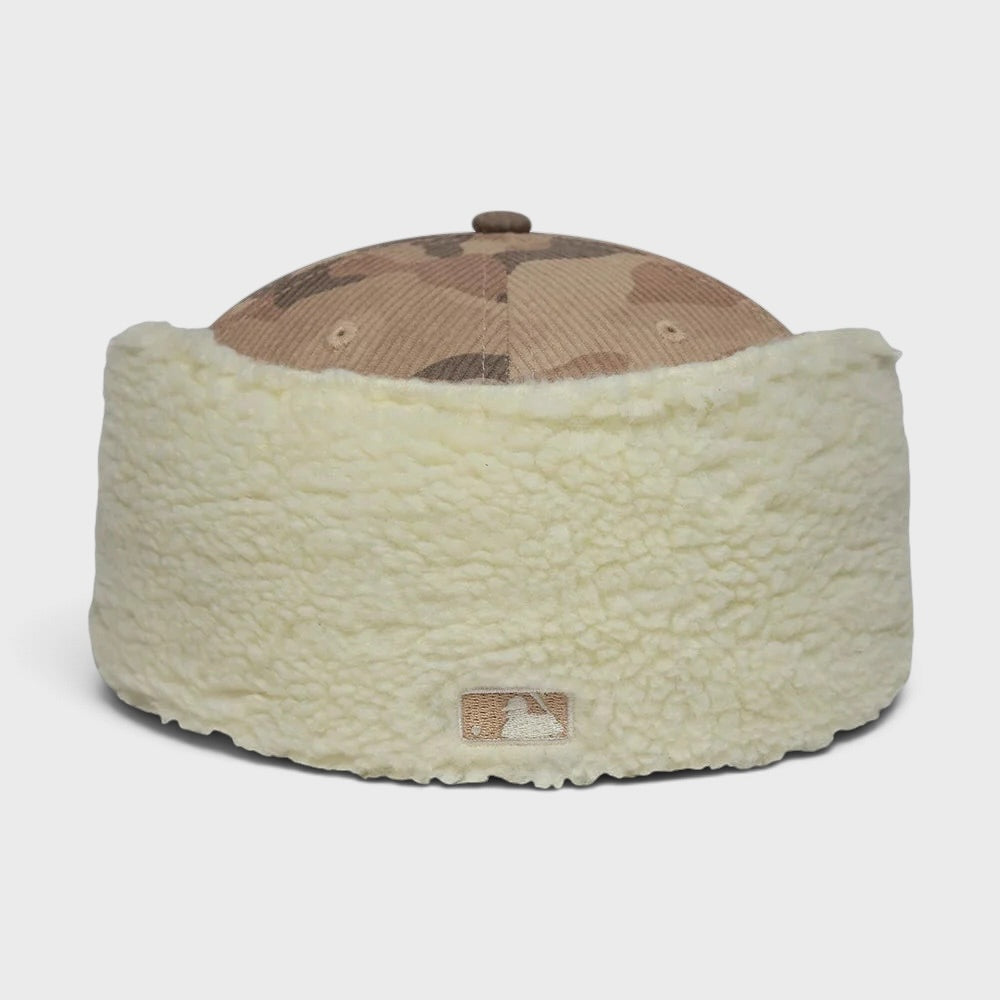 New Era MLB Cord Downflap 59Fifty LA Dodgers light beige