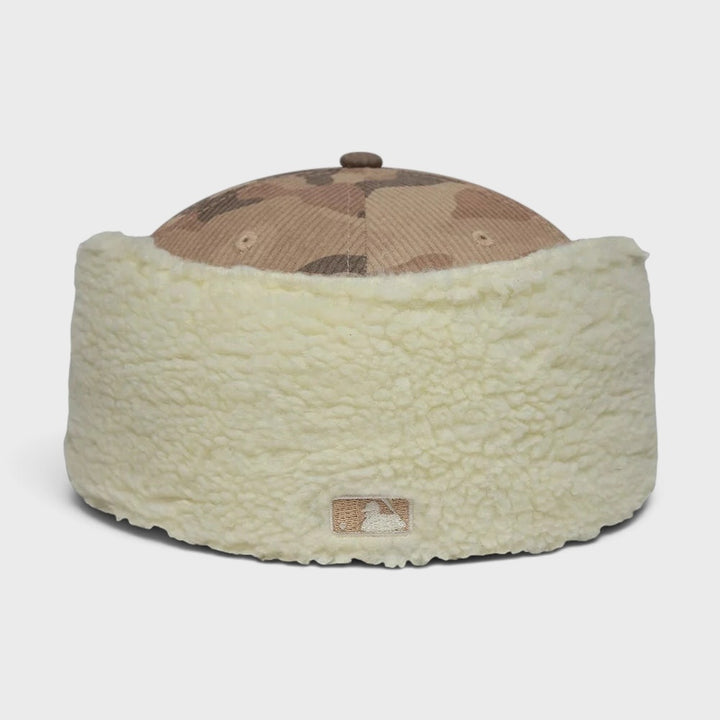 New Era MLB Cord Downflap 59Fifty LA Dodgers light beige