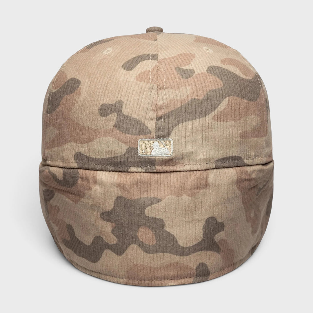 New Era MLB Cord Downflap 59Fifty LA Dodgers light beige